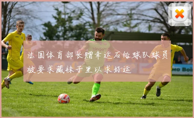 法国体育部长赠幸运石给球队球员被要求藏袜子里以求好运